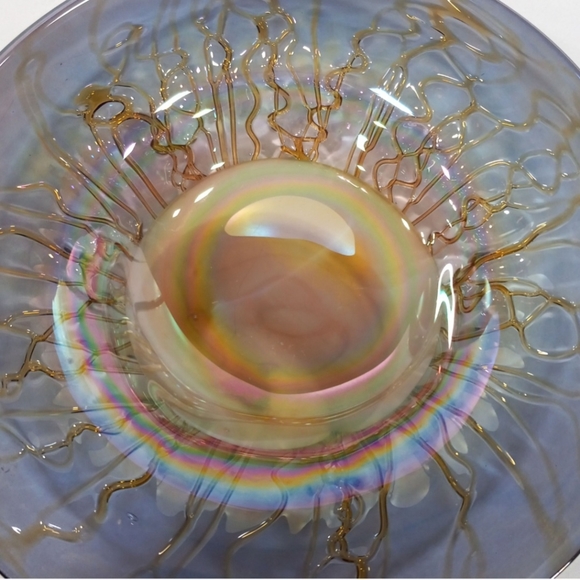 *NWOT Gorgeous Art Glass Bowl - Picture 4 of 4